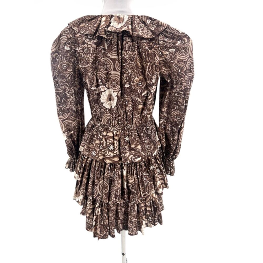 ULLA JOHNSON lola dress in teak floral sz 4 - Picture 9 of 9